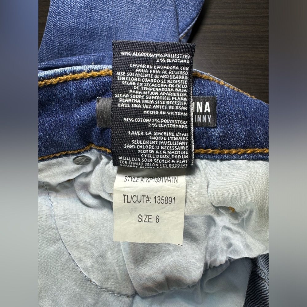 KUT From The Kloth Donna High Rise Ankle Skinny Jeans Boho Size 6 - Picture 12 of 12